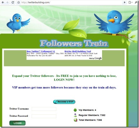 twitterbuilding.com - fake site