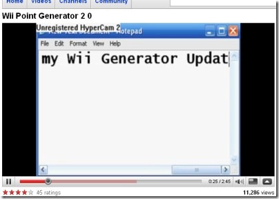 Wii Points Generator scam